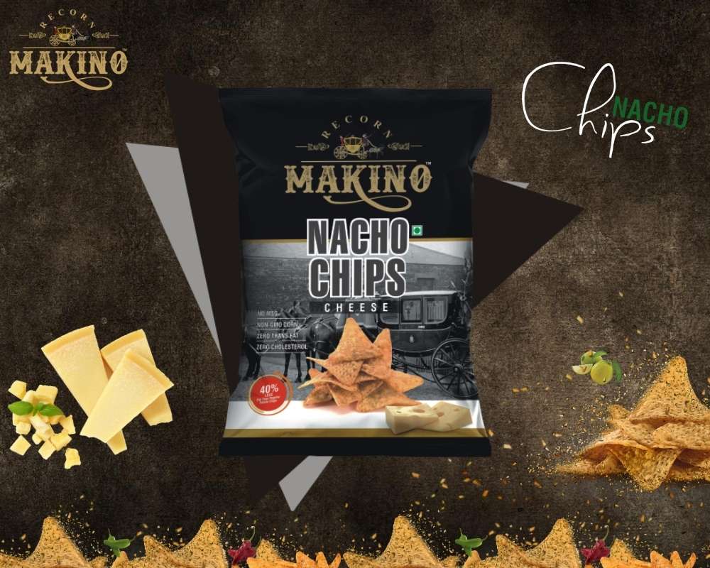 Makino Nacho Chips (Cheese- 60 Grams)