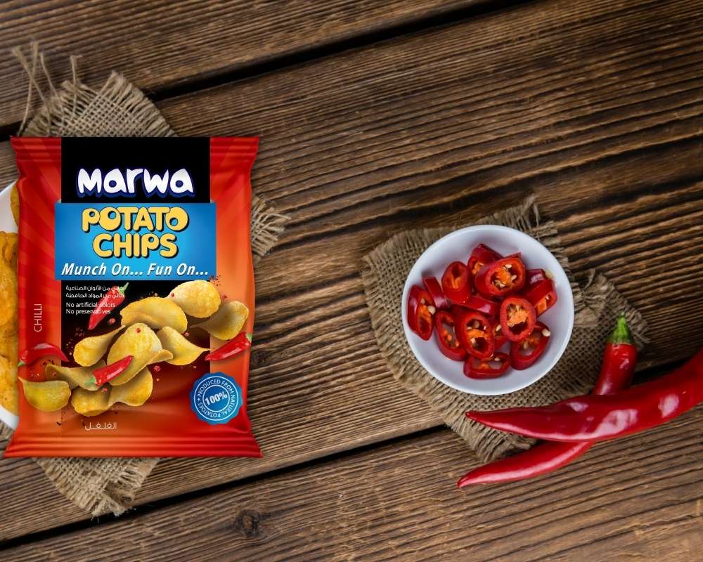 Marwa potato chips - Chilli