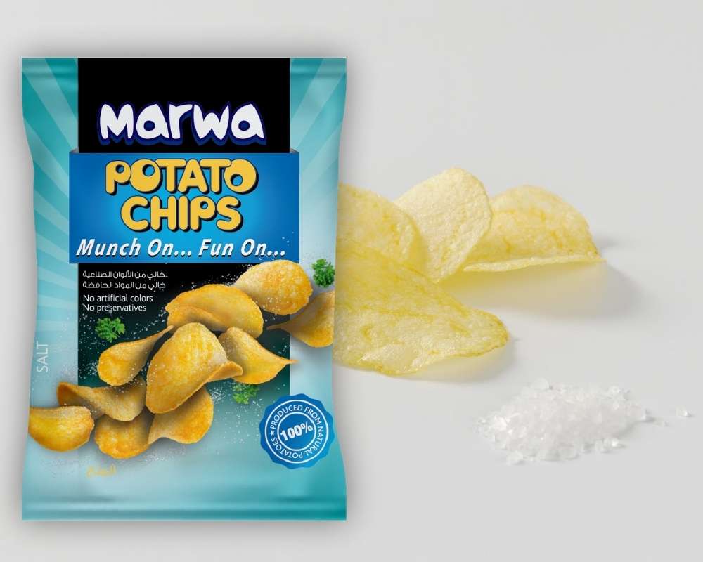 Marwa potato chips - Salt