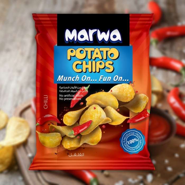 Marwa Potato Chips – Chilli & Salsa