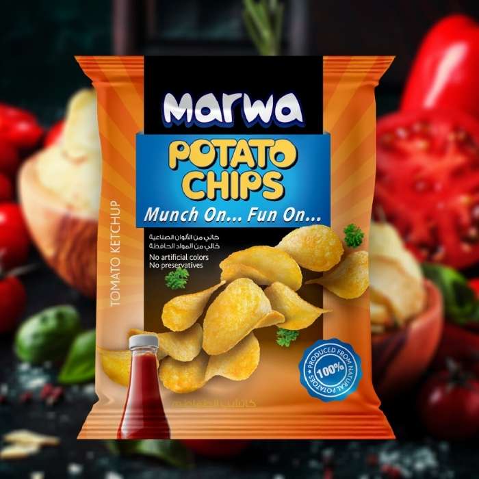 Marwa Potato Chips – Tomato Ketchup