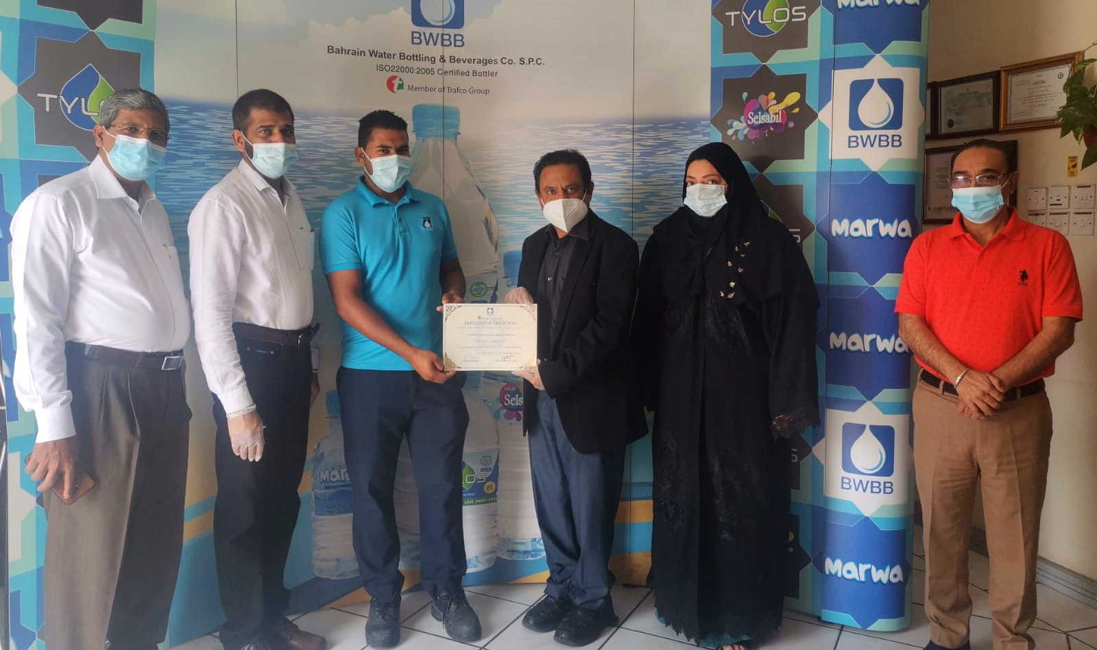 Mr. Ahmed Abdulla Khalil Ebrahim Muraidhi, Helper from stores & shipping Department - Employee of the month for February 2021